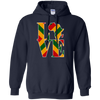 Image of Africa map regae rasta colors Africa map t-shirt