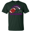 Image of Alzheimer Awareness Purple Ribbon T-Shirt For Football Fans