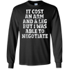Image of Amputee T-Shirt: Able To Negotiate Funny Leg Amputee Shirt