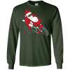 Image of Santa Motorcycle T-Shirt | Funny Christmas Bike Shirt