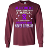 Image of Alzheimer's comes with a grandpa who never gives up t shirt