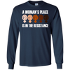 Image of A Woman's Place Is in the Resistance: Feminist T-Shirt
