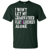 Image of Alzheimer's Awareness Tee For Grandfather Purple Ribbon Tees