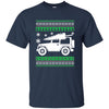 Image of Santa's Jeep Christmas Tree Ugly Sweater Party