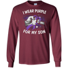 Image of Alzheimer Awareness, I Wear Purple For My Son T-Shirt