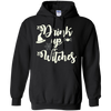 Image of Funny Halloween Wine Lovers Shirt Women Drink Up Witches Tee