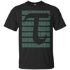 Image of All Tau Number on one Shirt with Tau 2Pi Symbol T-Shirt