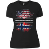 Image of American Grown With Norwegian Roots T-Shirt Norway Tee