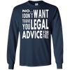 Image of Attorney Law Student Gift T Shirt - Lawyer Free Legal Advice
