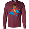 Image of African American Girl Super Hero Kids T Shirt