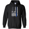 Image of American Flag Retired Police Officer Shirt
