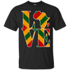 Image of Africa map regae rasta colors Africa map t-shirt