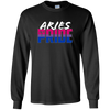 Image of Aries Bisexual Pride Flag Zodiac Sign Long Sleeve T-Shirt
