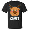 Image of T-shirt Santa Reindeer Comet T-shirt Costume de groupe de Noël