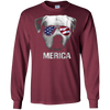 Image of American Bulldog Merica t-shirt - Patriot Patriotic