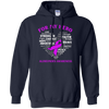 Image of Alzheimer's Awareness Shirt For My Hero Ribbon Heart Tee