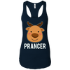 Image of Santa Reindeer Prancer T-Shirt Christmas Group Costume Tee
