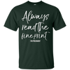 Image of Always Read the Fine Print I'm Pregnant Shirt Announcement