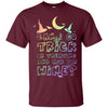 Image of Adult Trick Or Treating For Wine Rainbow T-Shirt