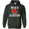 Image of Bigger Is Better Trump Button Funny Quote T Shirt