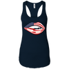 Image of American USA Flag Lips - Independence Day 4th July Shirt