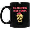 Image of Funny Halloween Teacher All Teachers Love Brains T Shirt