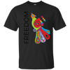 Image of "Freedom" Bright Colorful Bird Diversity Unity T-Shirt