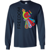 Image of "Freedom" Bright Colorful Bird Diversity Unity T-Shirt