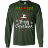 Image of Aerial Yoga Merry Christmas T-shirt Ugly Christmas Yoga