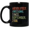 Image of Absolutely Awesome Since September 2008 10th Birthday Shirt