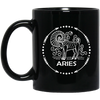 Image of Aries Zodiac Horoscope Birthday Astronomy Gift T-Shirt