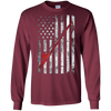 Image of American Flag Patriotic Fishing T shirt