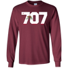 Image of Area Code 707 shirt - Sonoma California tshirt