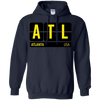 Image of ATL Atlanta Georgia USA Travel Souvenir Long Sleeve (Yellow)