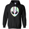 Image of Alien Head T-Shirt Holographic Effect