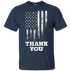 Image of American Flag Veteran's Day Thank You Shirt