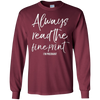 Image of Always Read the Fine Print I'm Pregnant Shirt Announcement