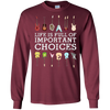 Image of "Important Choices" Electric Guitar Nerd Musician T-shirt