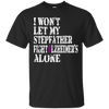 Image of Alzheimer's Awareness T-Shirt For Stepfather Purple Ribbon