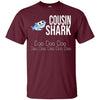 Image of "Cousin Shark" Baby Mommy Daddy Matching Family Shark Shirt