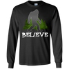 Image of Bigfoot, Sasquatch, Yeti, I Believe Tshirt, Silhouette