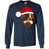 Image of Santa Football Christmas Sports T-Shirt