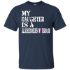 Image of Alzheimer's Awareness Shirt For Daughters Purple Ribbon Tee