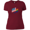 Image of American Gay Flag Shirt, LGBT America Pride, 4th of July Tee