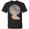 Image of Aries Zodiac Birthday Afro Gift T-Shirt for Black Women