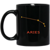 Image of Aries Star Chart Zodiac Long Sleeve T-Shirt