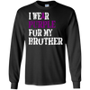 Image of Alzheimer's Awareness T-shirt I Wear Purple For My Brother