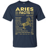 Image of Aries Facts Zodiac T-shirt