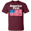Image of America First Patriotic TShirt Men Women Youth