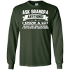 Image of Ask Grandpa Anything Funny Father's Day T-Shirt Gift Smart